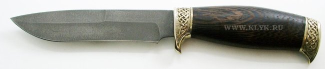 Нож Ирбис (сталь Х12МФ ковка, венге, мельхиор)