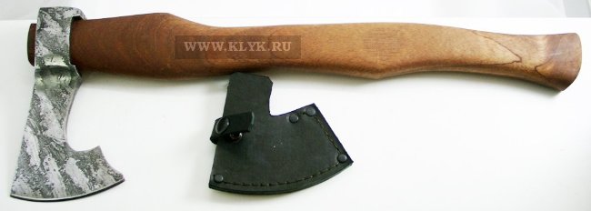 Топор охотничий (сталь 65Г ковка, сапель) с чехлом