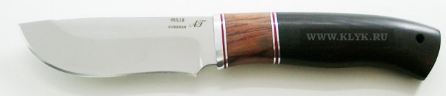 Нож Бобр (сталь 95х18, бубинго, граб)