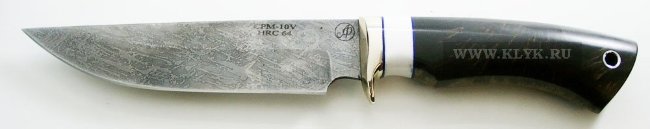 Нож Газель (сталь CPM-10V, карельская береза)