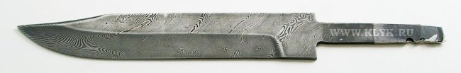 Клинок Н19 дамасская сталь (состав У10А, 7ХНМ6)